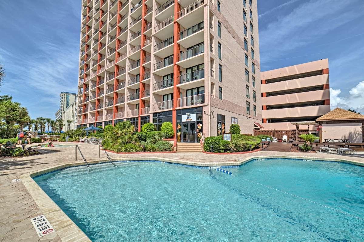 Beach Colony Ocean Front Executive Suite マートルビーチ エクステリア 写真